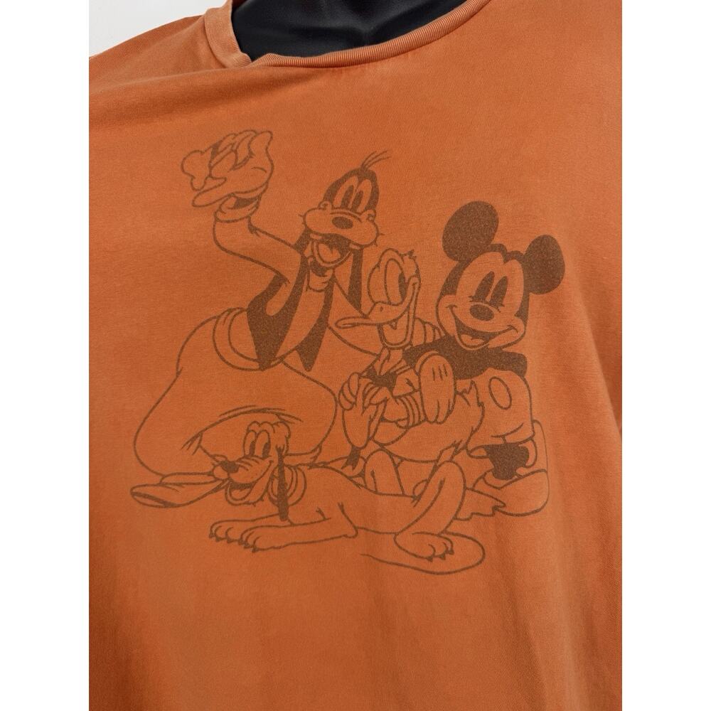 American Eagle Womens Orange Disney Graphic T Shirt Small Comfort Relaxed Casual - Picture 4 of 8